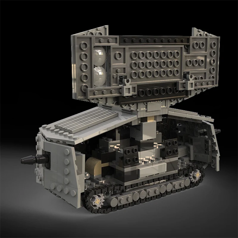 MOC WW1 Germania Militare A7V Carro Armato di Combattimento Building Blocks Set Mark IV Maschio e Nero Carro Armato Pesante Veicolo di Guerra Mattoni Giocattoli Regalo