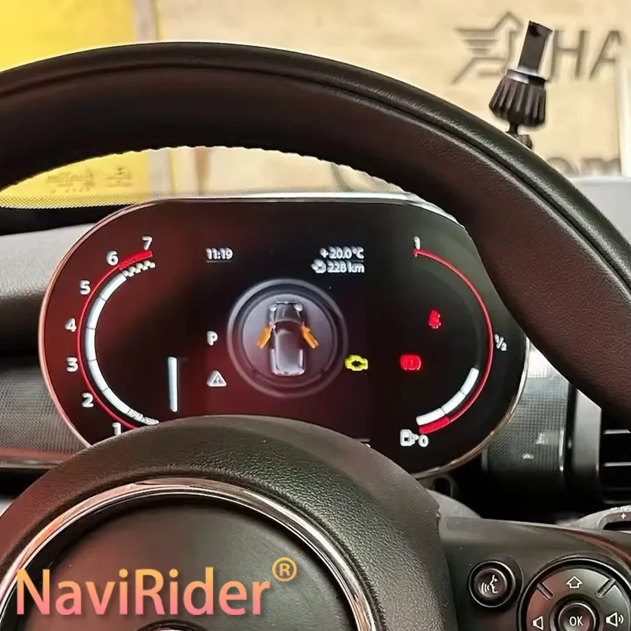 For BMW Mini R Series R56 R60 2007-2014 Car LCD Dashboard Screen Display Auto Instrument Digital Center Speedometer Player Gauge