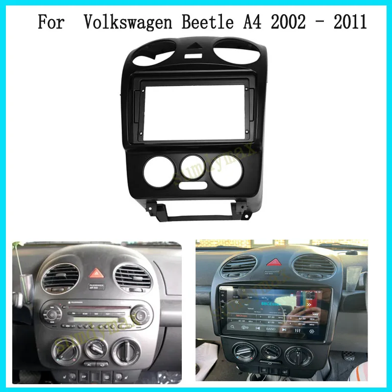 

9 inch Car dvd gps ABS Plastic Frame For VOLKSWAGEN Beetle 2004-2010 car panel 1din big Screen Dask Kit Fascia Frame