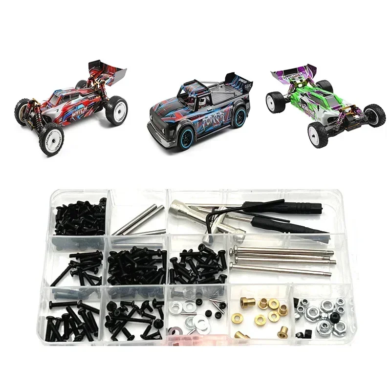 

Car or Metal Upgrade Full Car Screw Tool Box For 1/10 104001 104002 104072 RC Car Parts