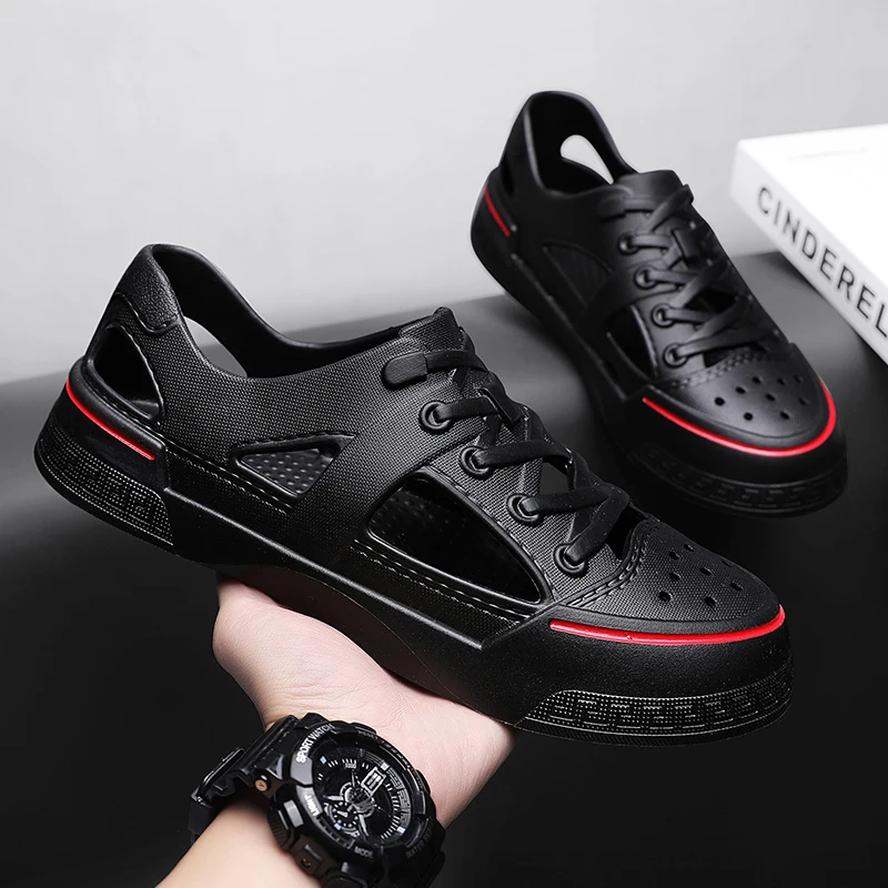 Summer Comfortable Men's Garden Clogs Breathable EVA Injection Shoes Casual Sandal Woman Beach Slippers Water Shoes Clogs Cheap