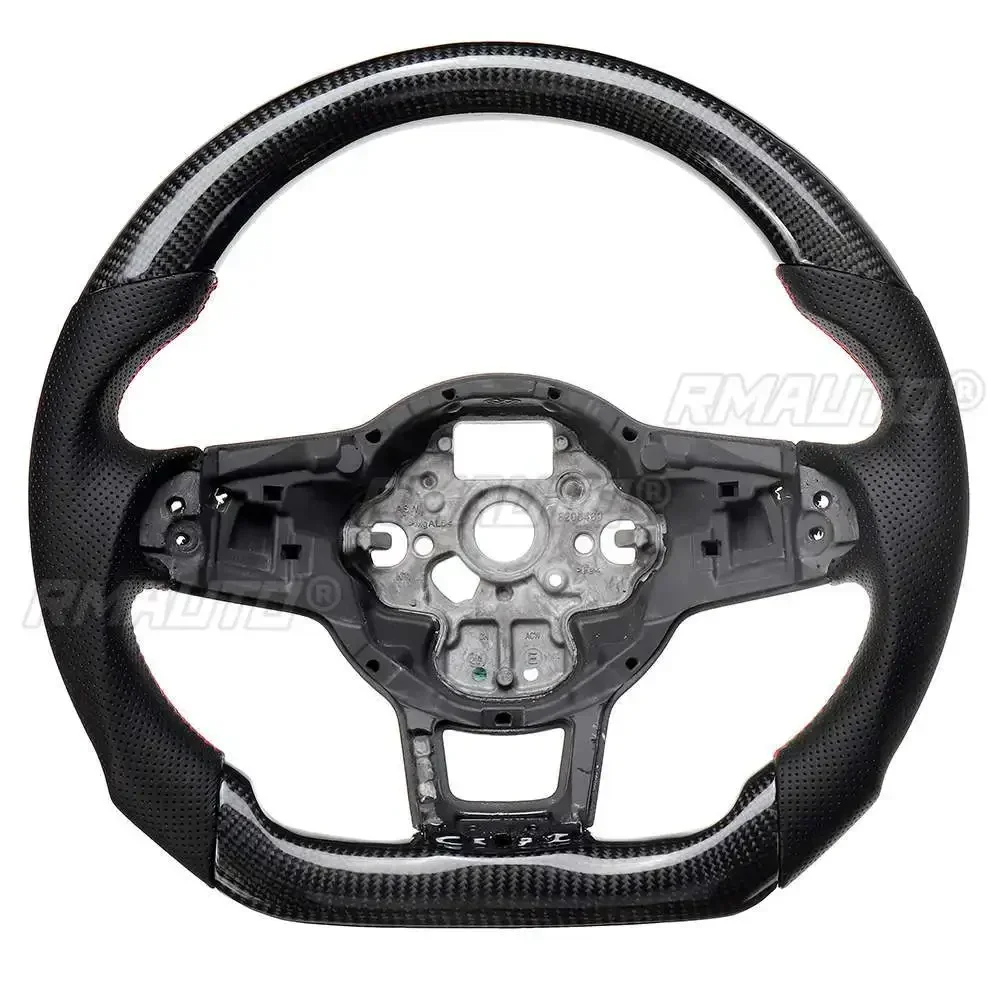 Carbon Fiber Car Steering Wheel Sport Steering Wheel For VW Golf MK7 MK7.5 GTI/R GTI 2015-2017