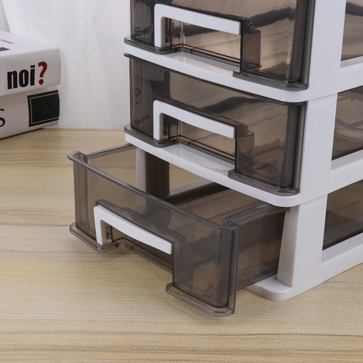 

MultiLayer Drawer Storage Box Desk Organizer Plastic Box Organizer Lightweight Portable Study Room Decoration Storage