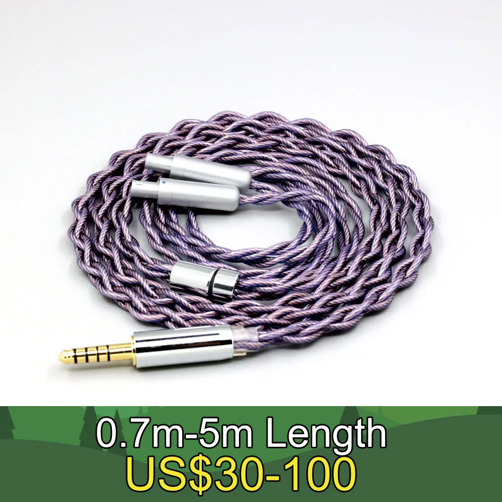 

Type2 1.8mm 140 cores litz 7N OCC Headphone Earphone Cable For Sennheiser HD800 HD800s HD820s HD820 Dharma D1000 LN007877