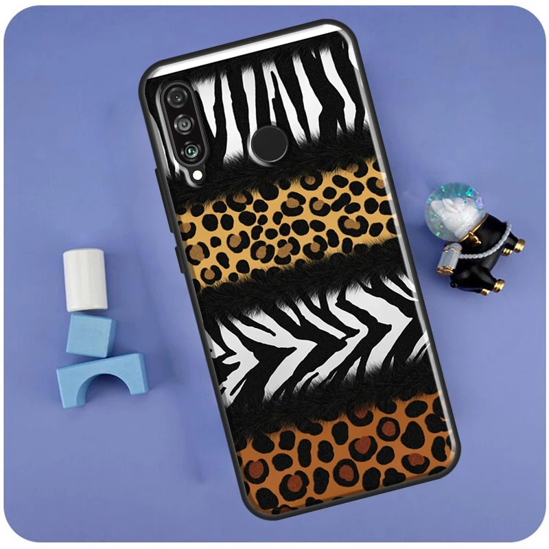 Tiger leopard print panther Case For Huawei Nova 11i 8i 3i 9 10 SE 11 Pro 5T Y60 Y61 Y70 Y90 Y91 P20 P30 P40 Lite Cover