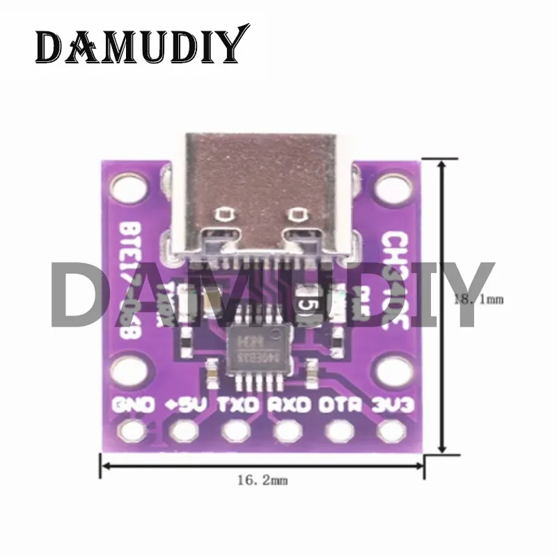 10-pCs-lote-ch340e-msop10-conversor-serial-usb-para-ttl-5v-33v-modulo-alternativo-ch340g-interface-type-c-para-arduino-pro-mini
