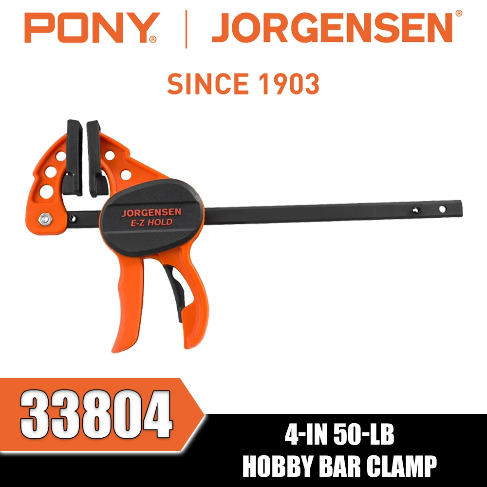 PONY&JORGENSEN 33804 33808 50-lb Hobby Bar Clamp Carpentry Jigs and Fixtures Fastening Tools