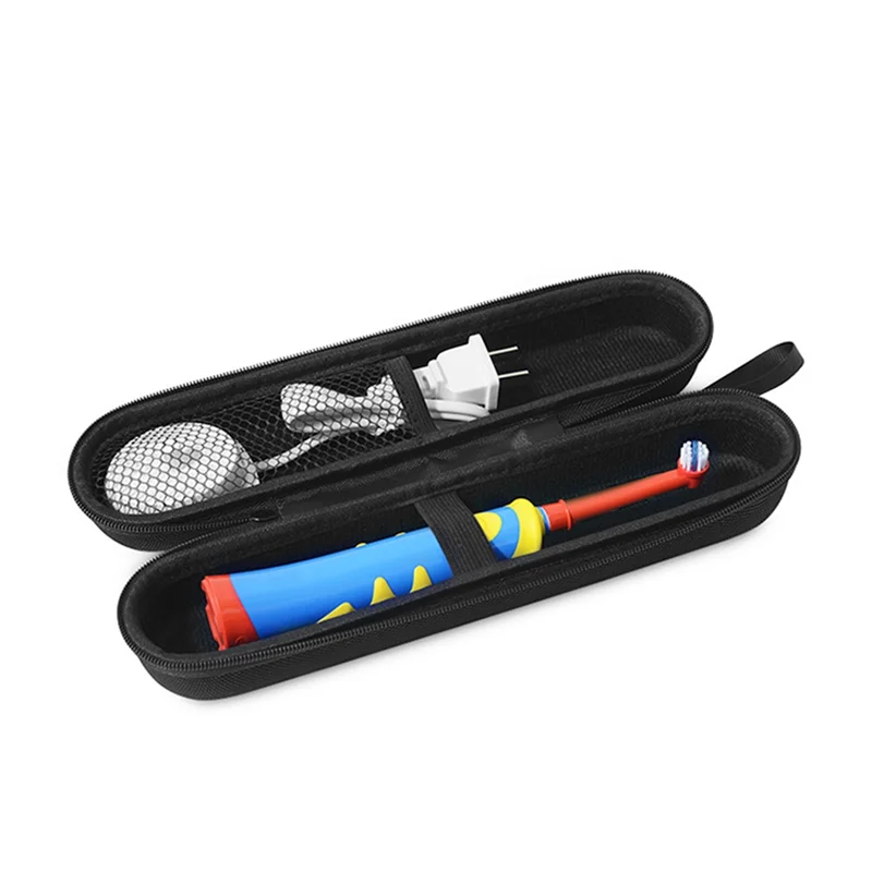 Чехол для электрической зубной щетки, портативный жесткий чехол с сетчатым карманом для хранения серии Oral-B/Oral-B Pro Smart