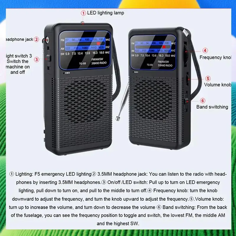 TG-88 Portable Am/F… - image