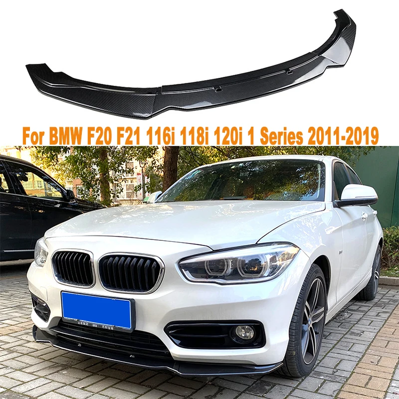 

Car Front Bumper Lip Body Kit Spoiler Splitter PP Bumper Canard Lip Splitter For BMW F20 F21 116i 118i 120i 1 Series 2011-2019