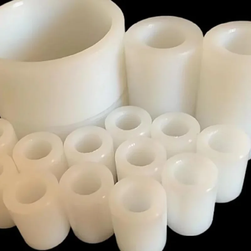 Lapisan plastik tabung nilon putih