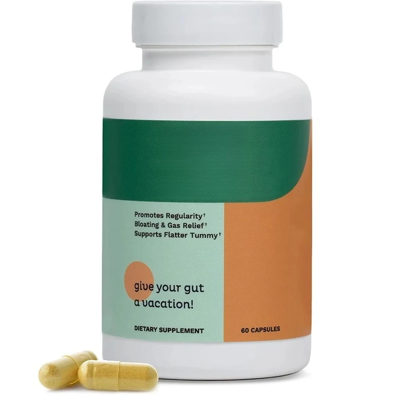 Gut Health Supplements - Relieve gas and bloating with magnesium, aspartic acid, vitamin D