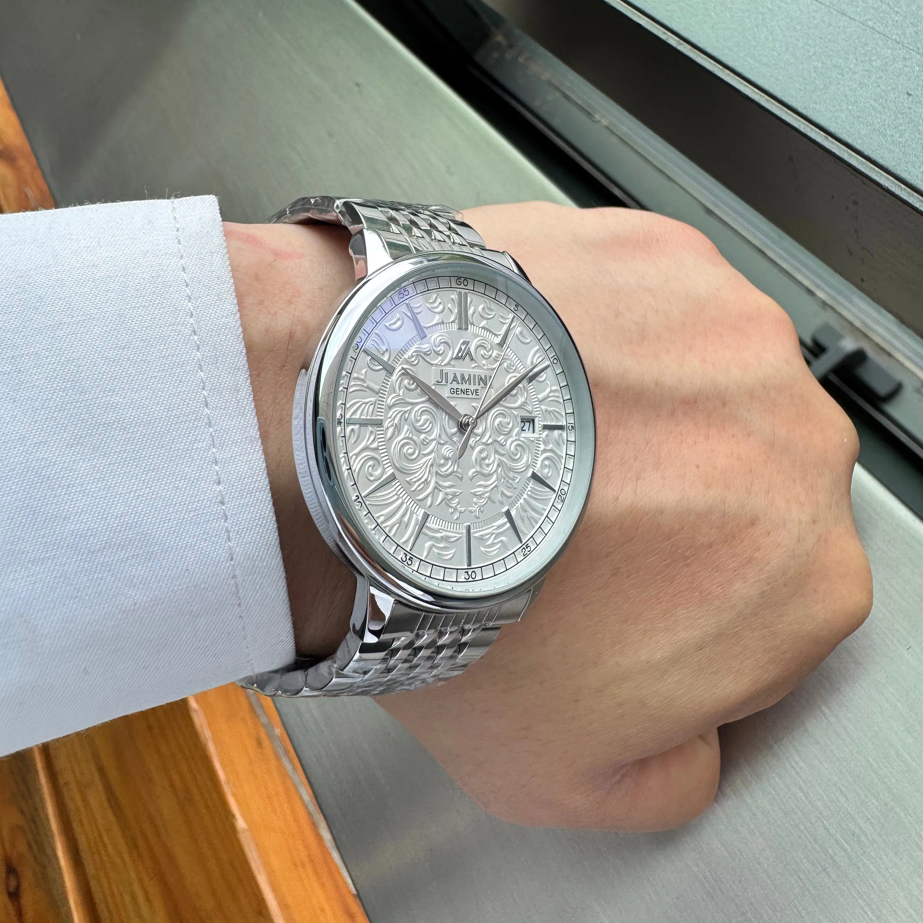 AOKULASIC Business Minimalist - Luxury Watch Engraving review and price