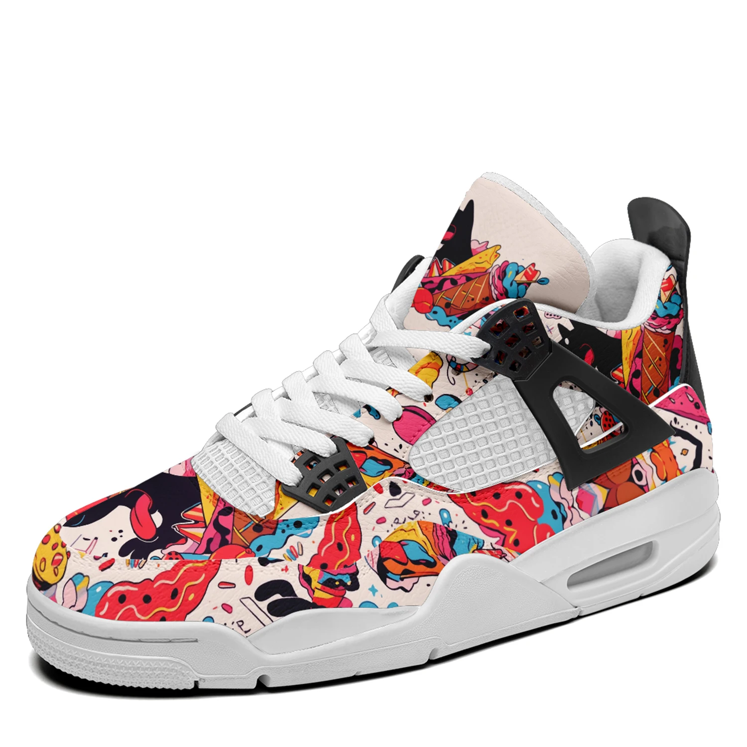 

Баскетбольные кроссовки на заказ, 4 стиля, мужские и женские персонализированные кроссовки унисекс, принимаем ваш дизайн, 1 шт., поддержка заказа