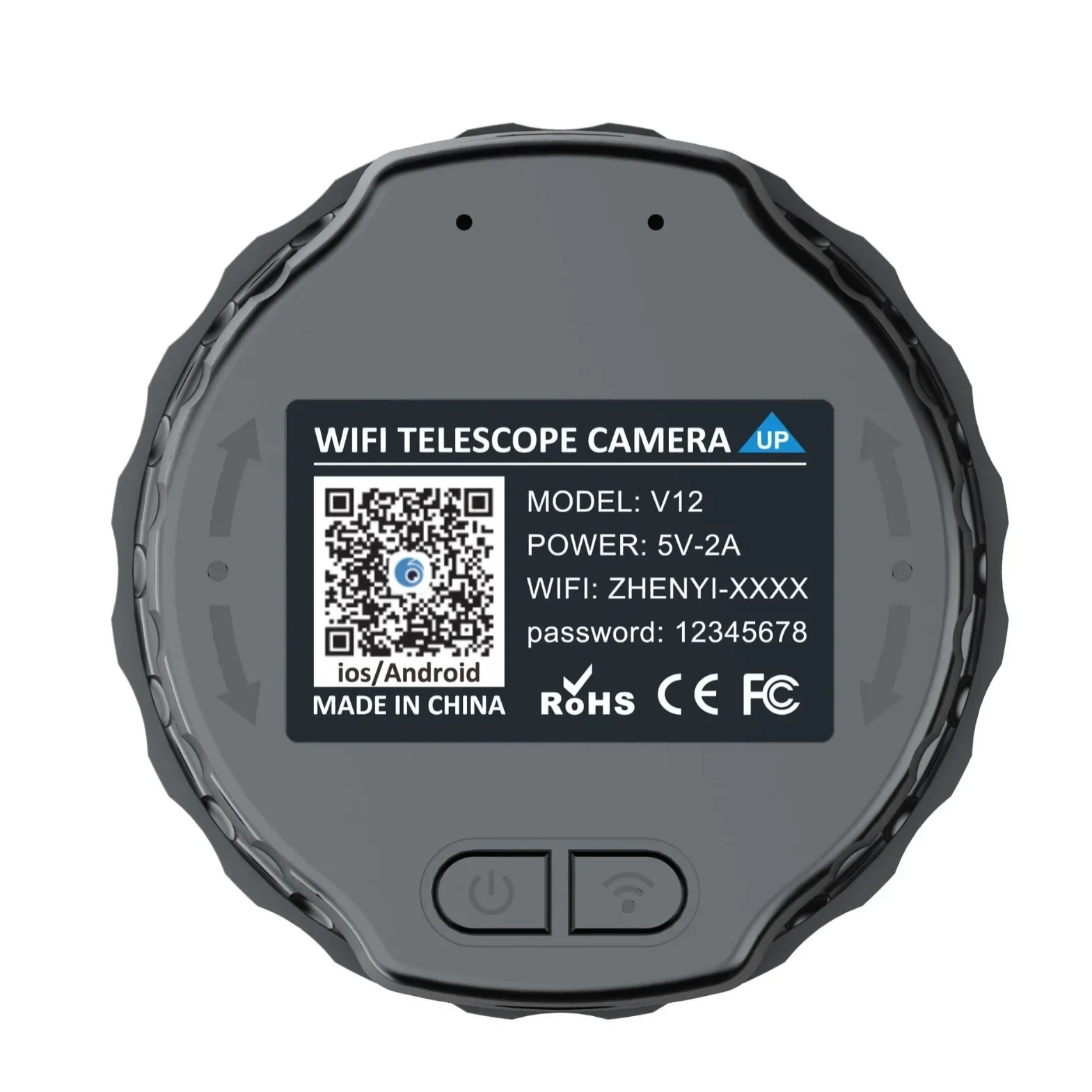 

V12 WiFi HD Eyepiece Digital Camera Outdoor Portable Cycling Record Camera