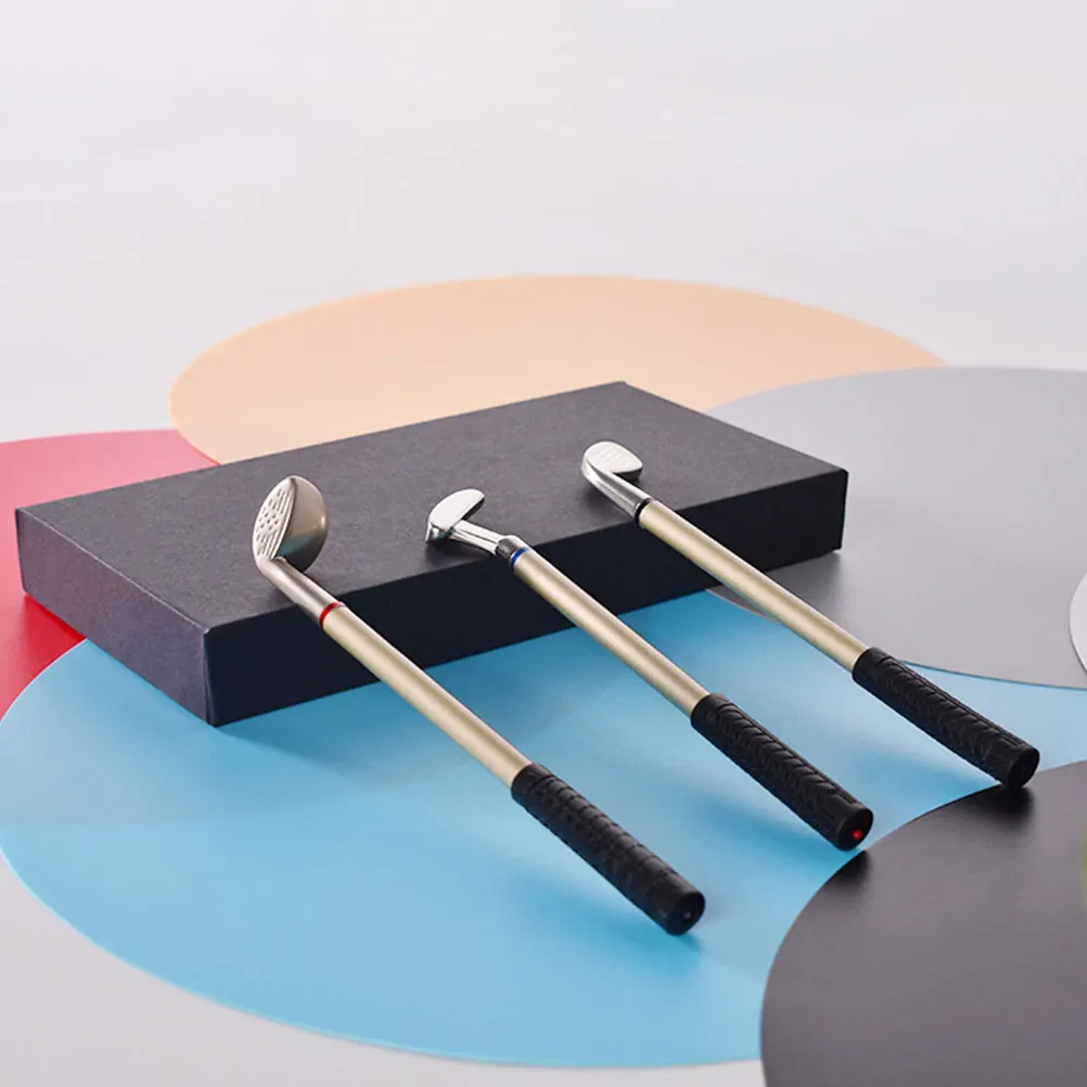 

Golf Club Pen Golfer Ergonomic Stationery Pens Ball Marking Desktop Games Fancy Gift