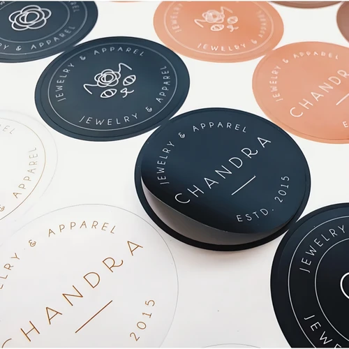 Imagen 2 del producto Pegatinas personalizadas: etiquetas adhesivas personalizadas de diseño para envolver regalos, envases, botellas de agua, computadoras portátiles y más, impermeables