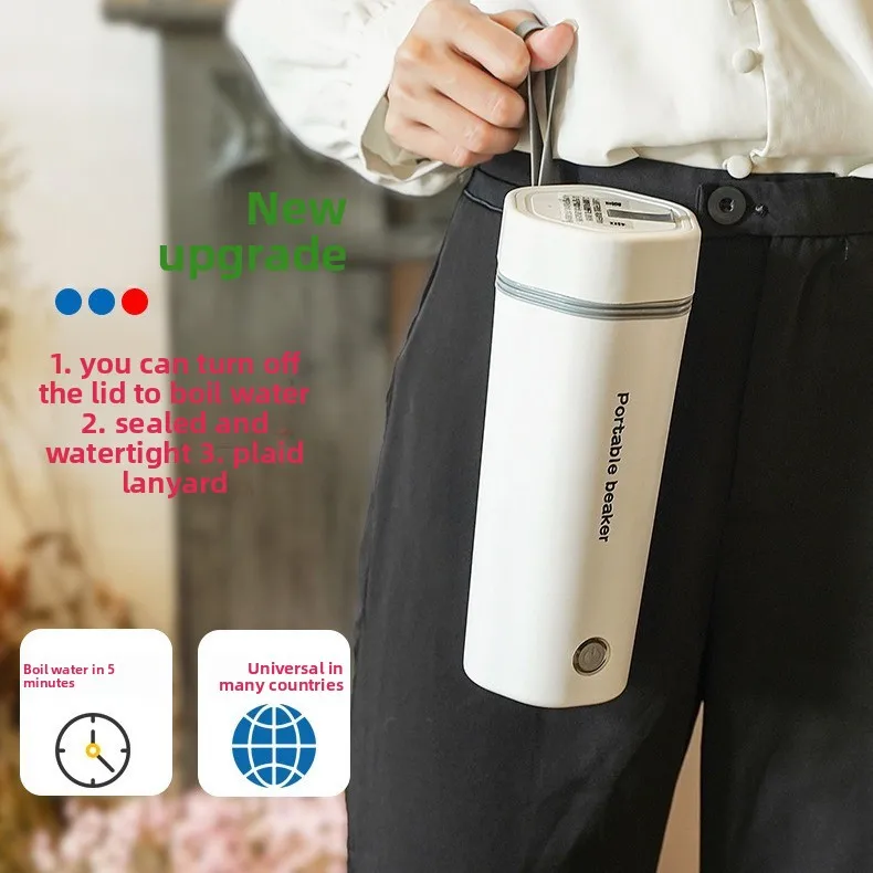 

Портативный электрический чайник мини 12 В 24 В автомобильная дорожная чашка стандарт ЕС водонагреватель подарок