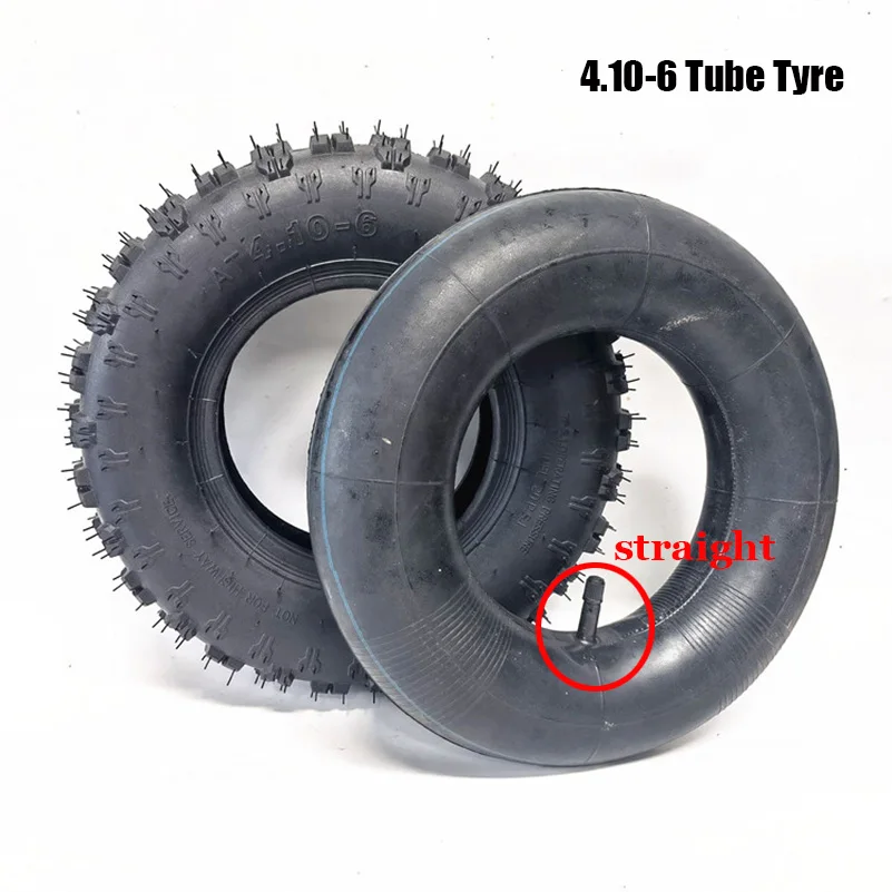 6 Inch Tires Front 4.10-6 Rear 13x5.00-6 Inner Tube Outer Tyre for 47cc 49cc Small ATV Go Kart Mini Quad Bike Snowmobile Parts