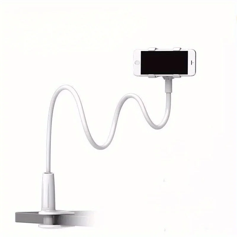 Lui Nachtkastje Desktop Mobiele Telefoon Klem Beugel Flexibele Lange Arm Zwanenhals Luie Persoon Beugel Met Handvat Overhead Live Beugel