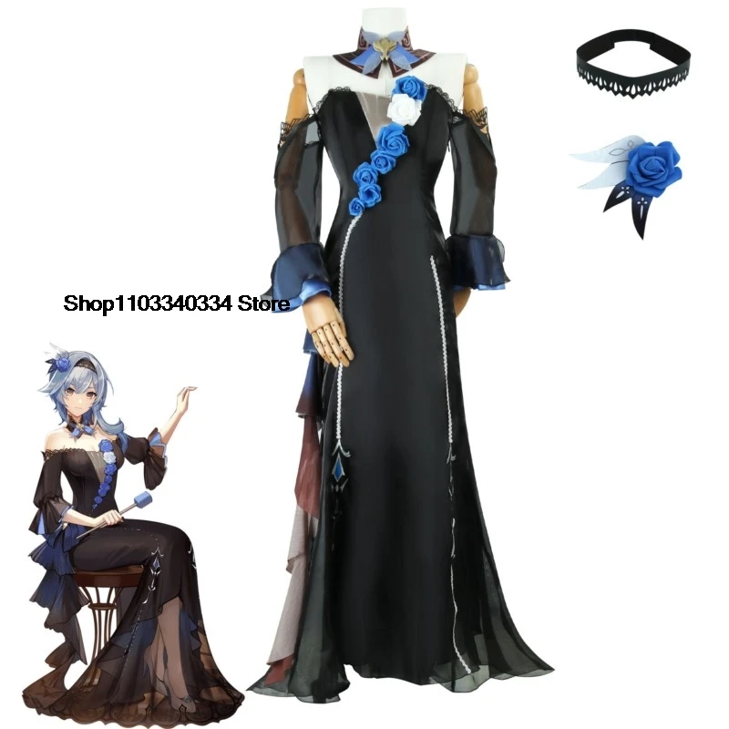 

Eula Cosplay Symphony Concert Costume Genshin Impact Adult Carnival Uniform Anime Halloween Costumes Women Game Struj Anime