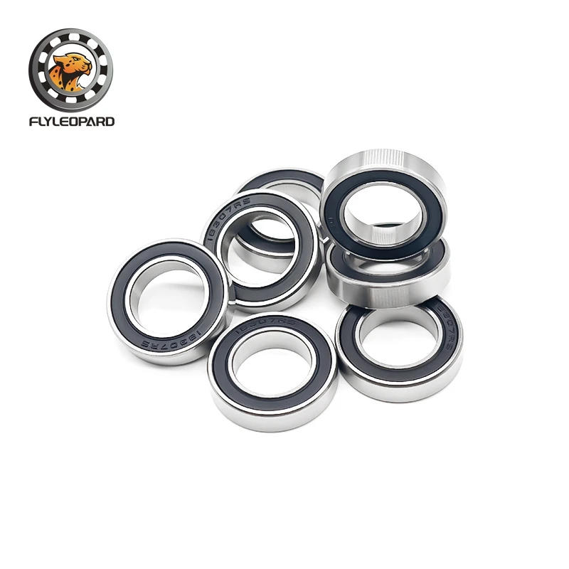 4PCS 18307RS 18*30*7 mm Bearing  Bicycle Axle 18307-LBLU Drum Ball Bearings 18307 6903/18 MR18307