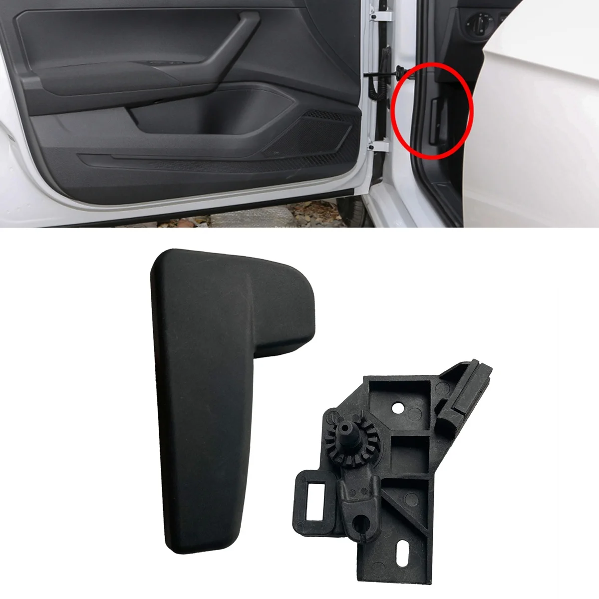 x1/x2 For VW Golf 7 Passat B8 Jetta Skoda Octavia Superb Rapid Kodiaq 6R1823533 517823633A Engine Hood Release Handle Bracket