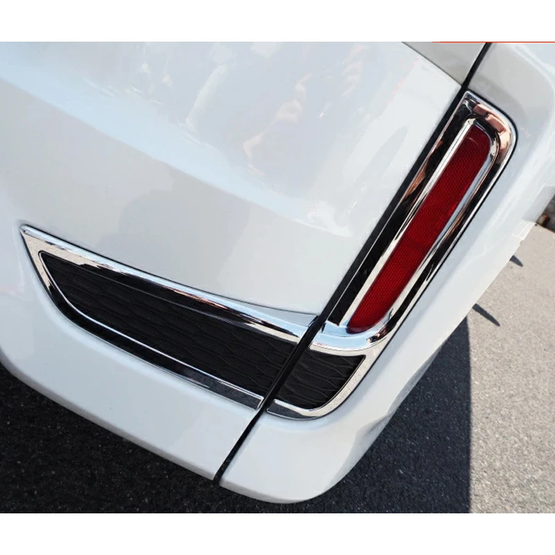 Chrome Rear Bumper Fog Light Cover Trim Frame Decoration For Honda Stepwgn Spada 2022+ Car Styling Auto Accessories