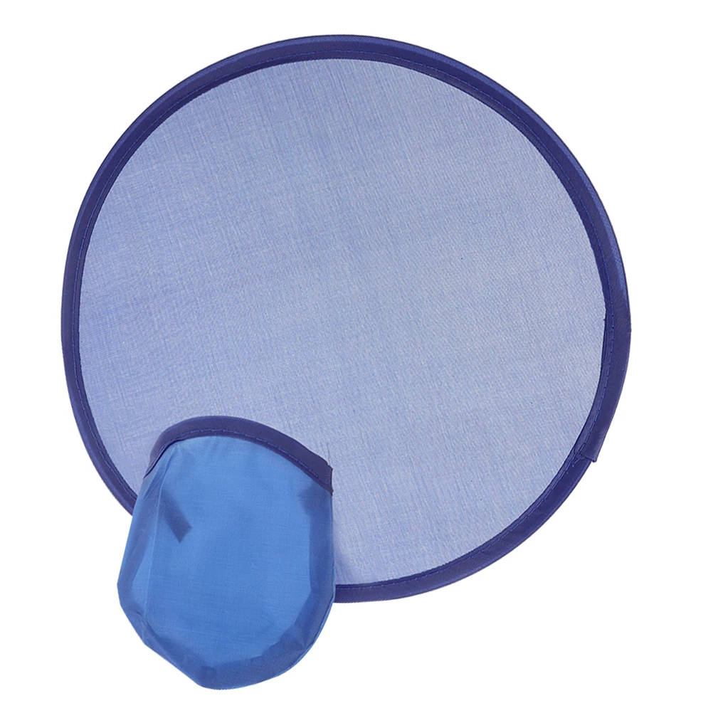 

25Cm Round Folding Portable Compact Collapsible Handheld Fans For Weddings Beach Travel Decor Lightweight Bulk Hand Foldable