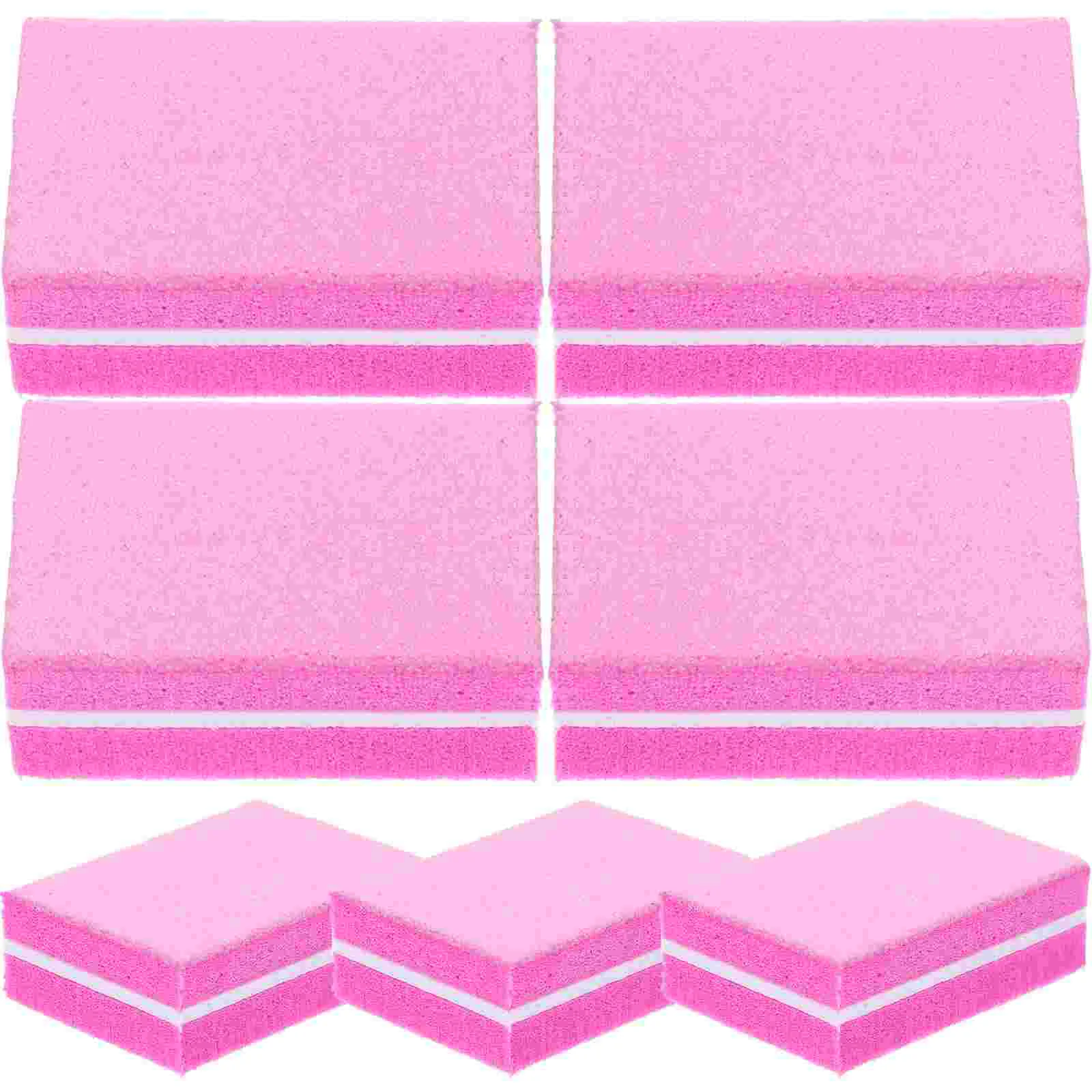 

50 Pcs Nail Shaping Tools Files Grinding Double Sided Manicure Block Dual Sponge Sanding Travel