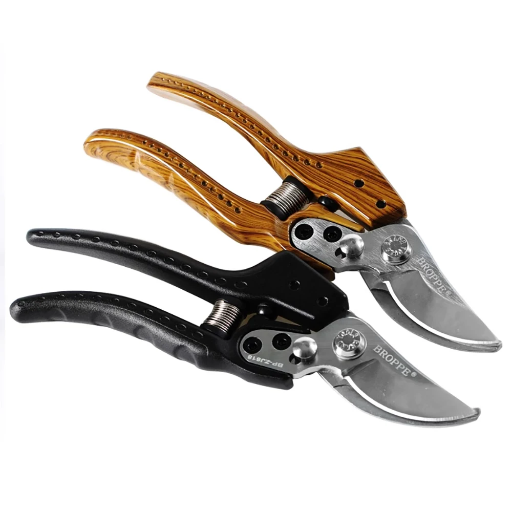 

BROPPE Alloy Steel Garden Cutter Ergonomic Fast Efficient Cutting Labor Saving Spring For Garden And Fruit Har Hand Tools