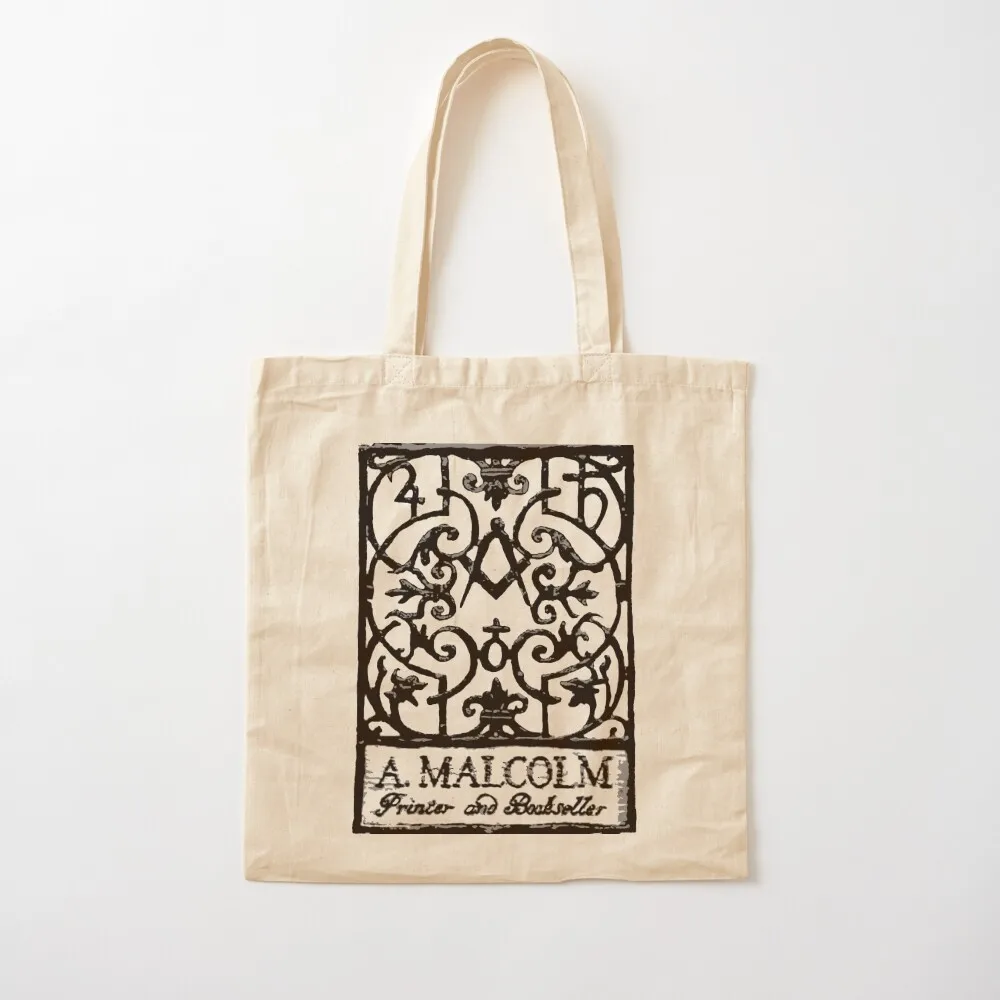 A. Malcolm Outlander Classic Tote Bag Large bags for women shopping cart bags Cloth bags canvas shopping bag Canvas Tote Bag