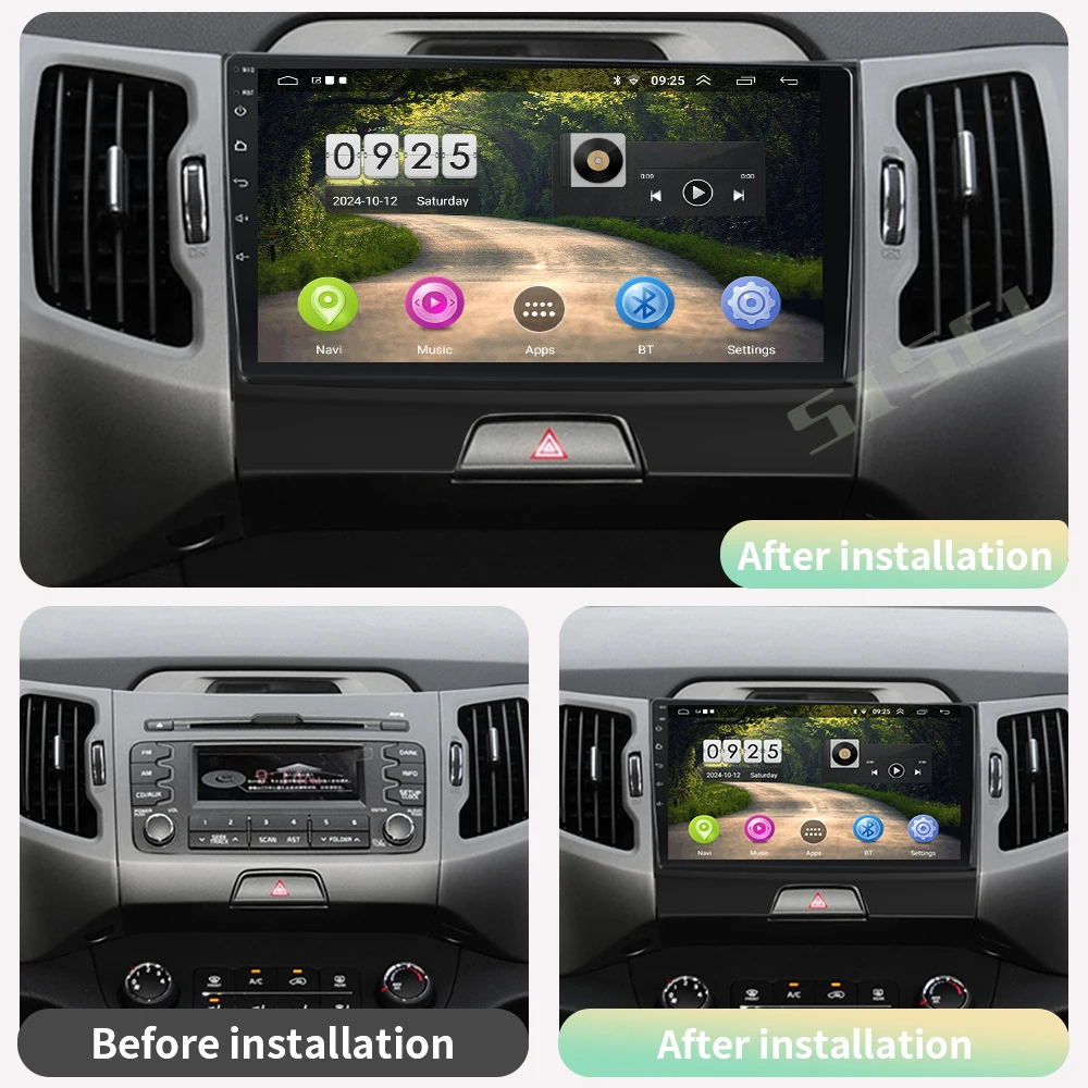 

Android Car Radio for KIA Sportage 3 2010-2016 Multimedia Video Player Navigation Wireless GPS stereo Carplay 4G Head Unit 2din