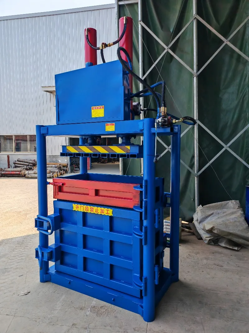 OEM Custom Vertical Baler Machine 40 Ton Multi Material for Waste Paper Plastic Can Textile Coconut Fiber Sponge Baling