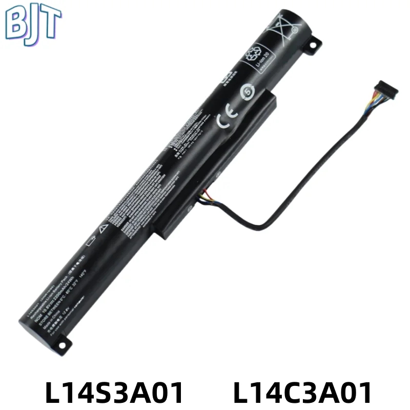 

10.8V 24Wh 3Cell New L14S3A01 L14C3A01 Laptop Notebook Battery Rechargeable For Lenovo IdeaPad 100-15 100-15IBY B50-10
