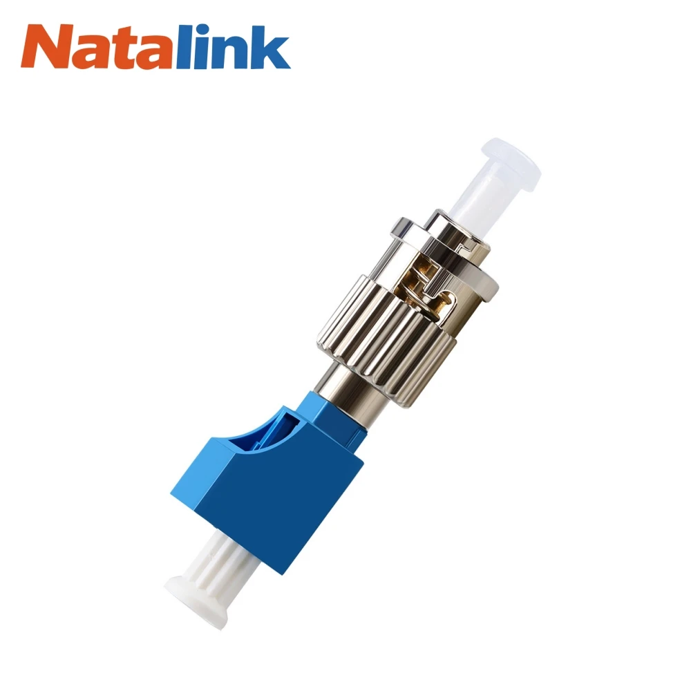 Natalink ST Male to LC Female UPC Simplex Optical Fiber Connector for FTTH Red Light Pen OTDR Optical Power Meter Coupler