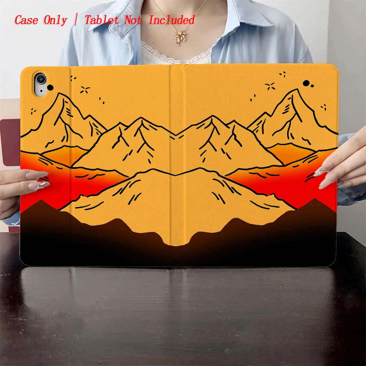 

Шикарный дизайн iPad с рисунком горных пиков для Apple iPad Pro 11/12,9 Air 5 Mini 5, модный чехол 8-го поколения