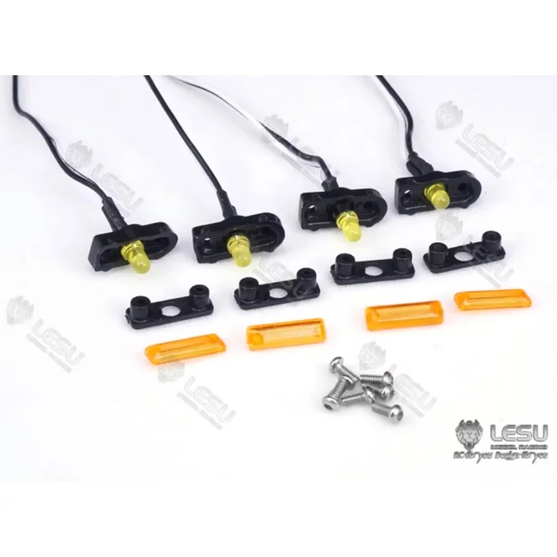 

Модель LESU для 1/14 Tamiya, универсальный модифицированный светодиодный боковой светильник S-1225, аксессуары для радиоуправления