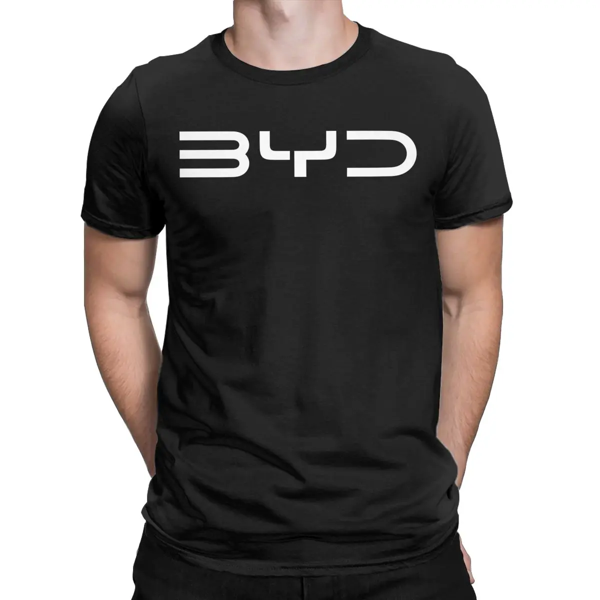 Summer Men\'s Women\'s BYD Auto Logo T Shirts Merchandise Cotton T-shirt Clothes Graphic Print Tee Shirt