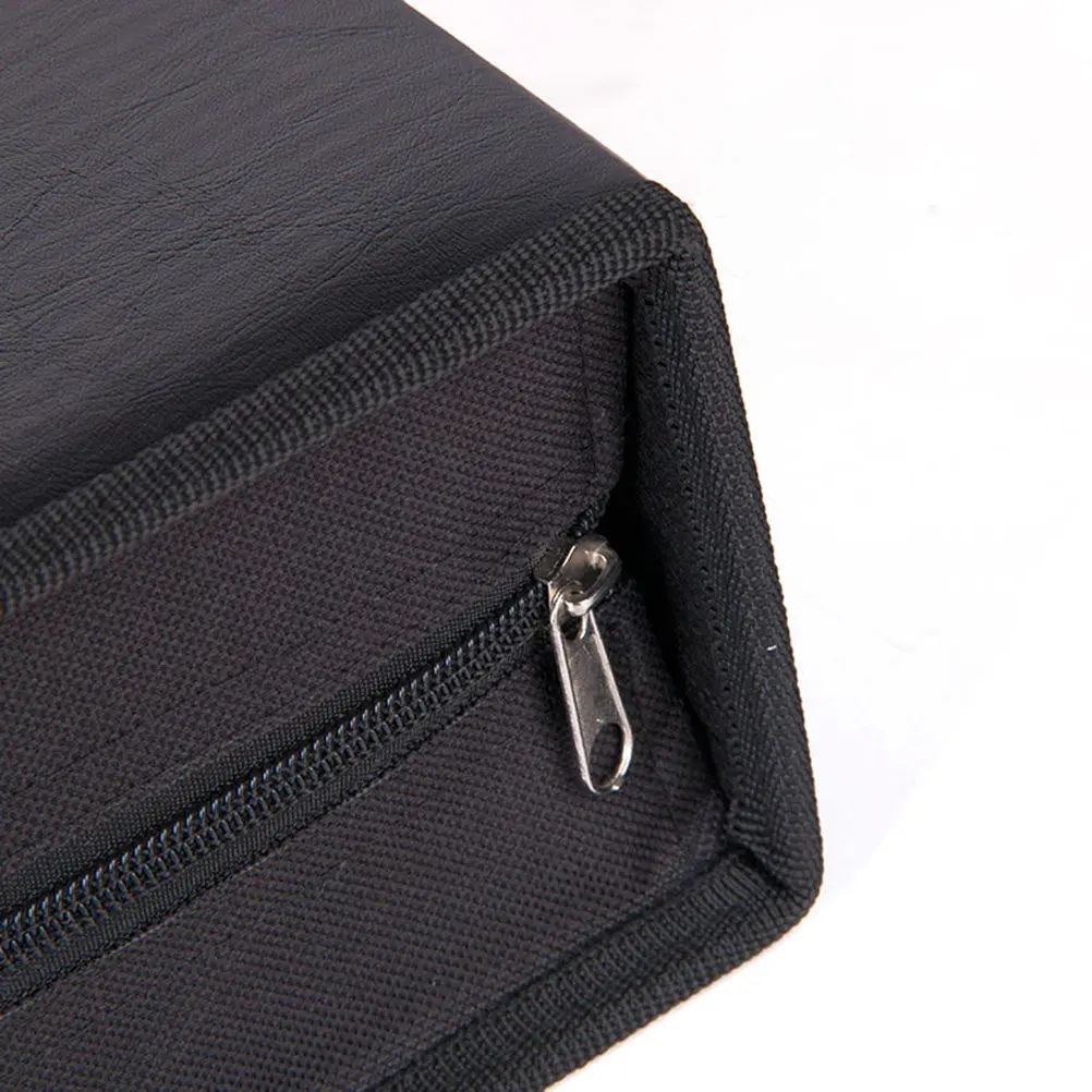128Pcs Cd Bag Premium Quality Large Capacity Zippered Cd Storage Case with Ergonomic Handle for Music Dvds Travel Home Office