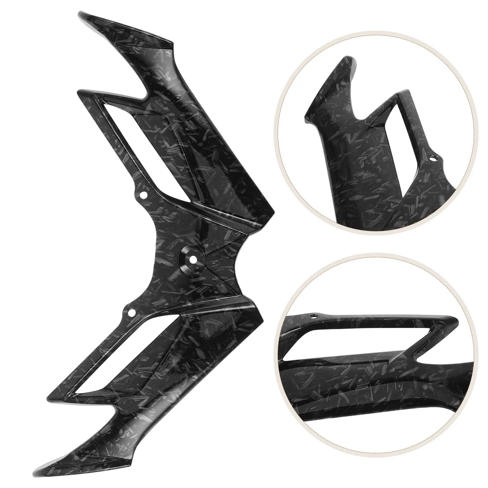 

Motorcycle Lower Wind Deflectors Aerodynamic Front Spoiler Enhanced Airflow Protection Universal Fitment Durable Windshield