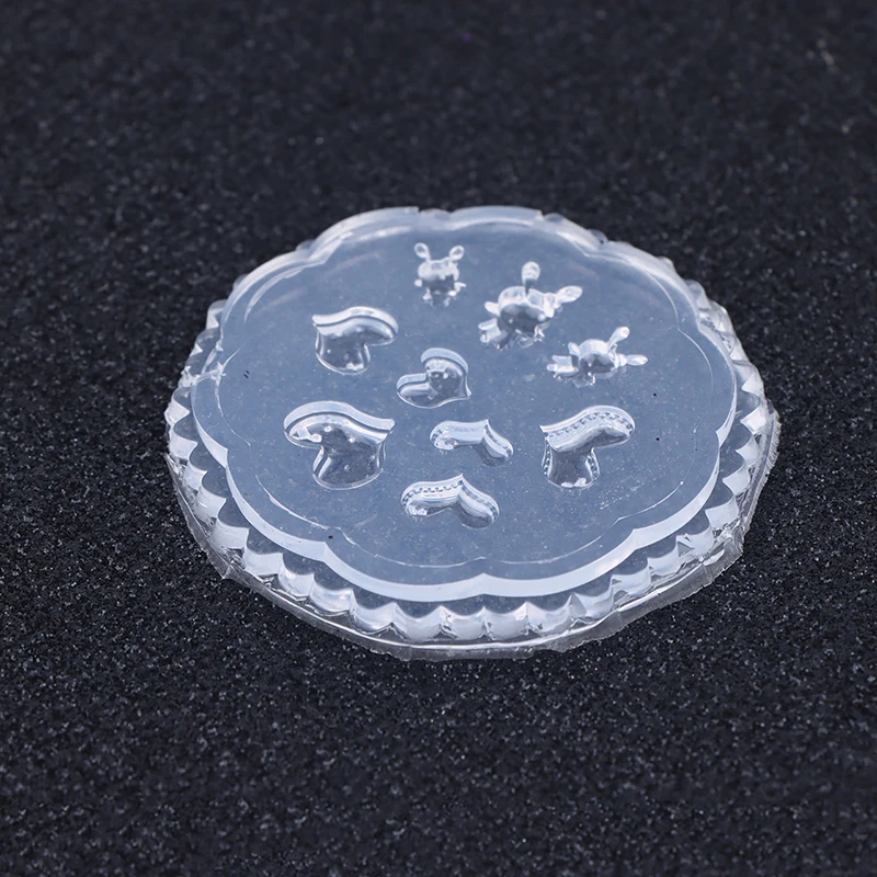 Heart Bunny Silicone Nails Mould Rabbits Beauty Nail Art DIY Handmade Tool Silicone Mold Manicure Decorations