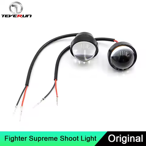 Original Deck Light Turn Signal Spotlight For Teverun Fighter Supreme/Supreme 7260R E-Scooter 12V Front Rear Shoot Light Parts