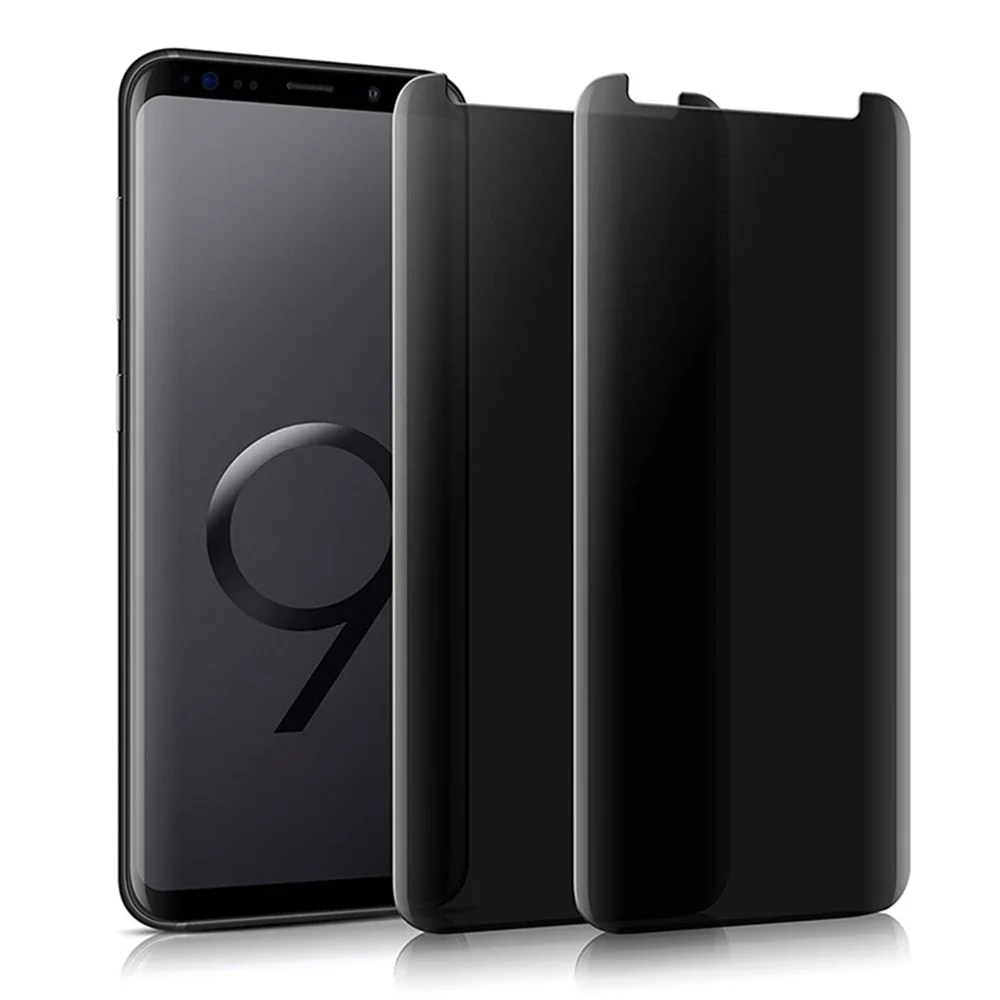 Vetro temperato per Samsung Galaxy S9 S8 Plus Note8 Note9 Privacy Protezione dello schermo Anti-peeping Pellicola di vetro 3D per Samsung S9 S8