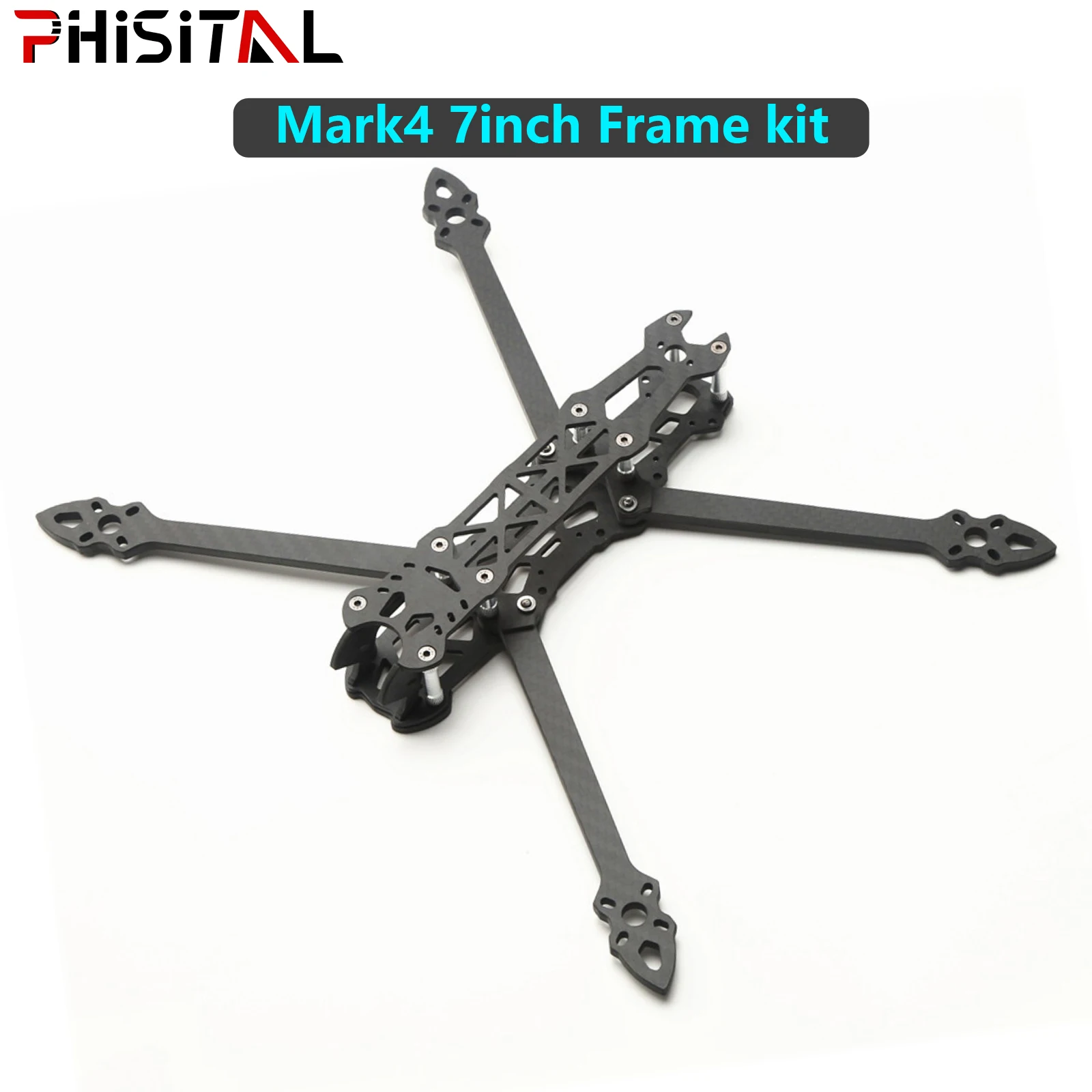 Mark4 7 cali 295mm z ramieniem 5mm zestaw rama quadcoptera 3K z włókna węglowego 7 ''do wyścigów FPV Drone Quadcopter Freestyle DIY części