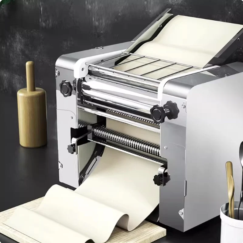 ماكينة صنع العجين الكهربائية الواسعة للمنزل/التجارية من الفولاذ المقاوم للصدأ ماكينة ضغط أسطوانة العجين #1