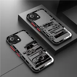 JDM Dream Car Phone Case for Xiaomi Mi 11 Lite 11T 10T 9T Pro 12T 13 14 Pro 12X 13 Lite Silicone Shockproof Cover
