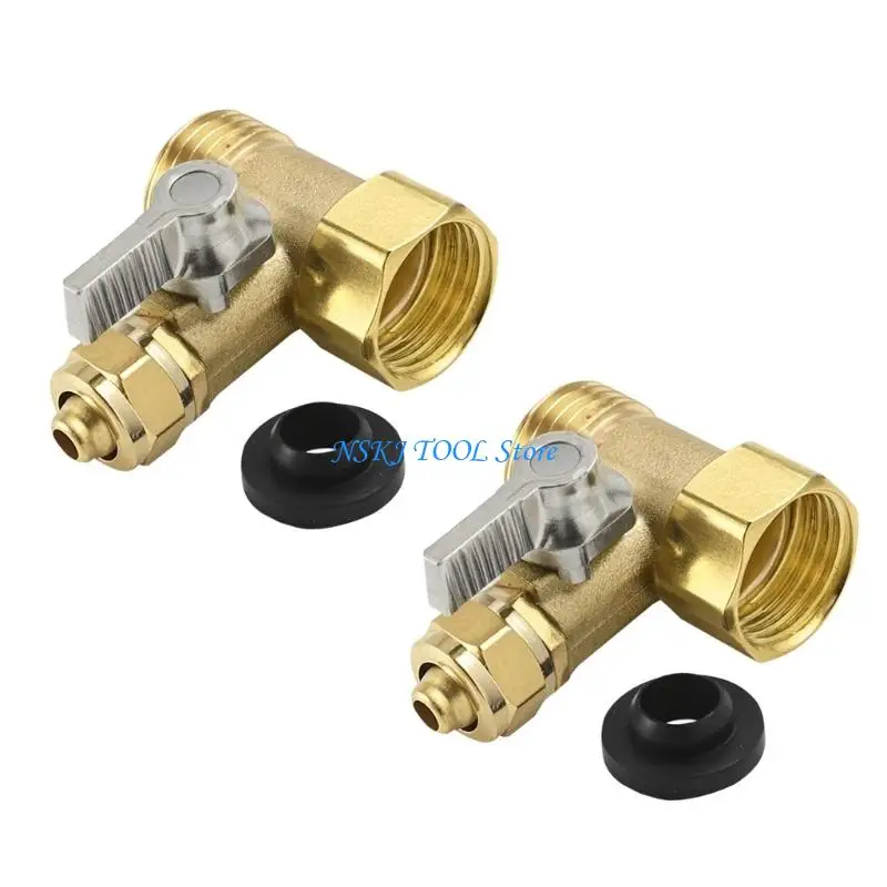 L8RC Compact Integrated 3 Way Ball Valves Inlet Control Valves for Precise Water Pressure Adjustment In Homes Plumbing Systems