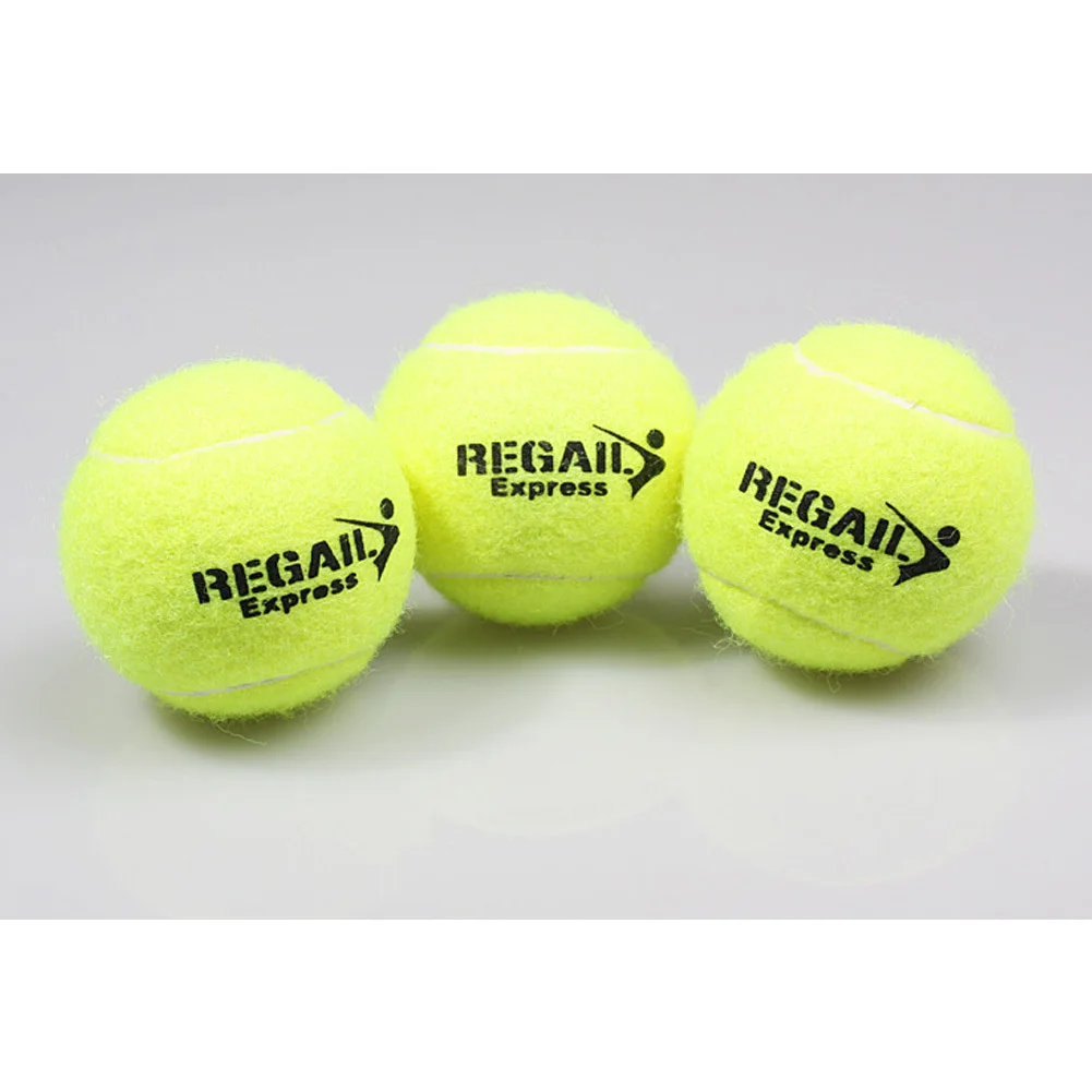 Professional Rubber Tennis Ball High Resilience Tennis Practice Ball for School Club Competition Training Exercises