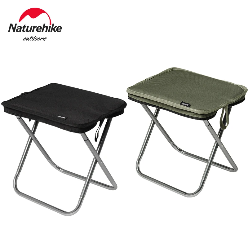 Naturehike Compact Folding Stool 7075 Aluminum Alloy Outdoor Portable Barbecue Fishing Collapsible Chair Camping Hiking Stool